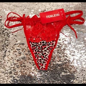 Super Cute and Sexy Leopard Style G-String